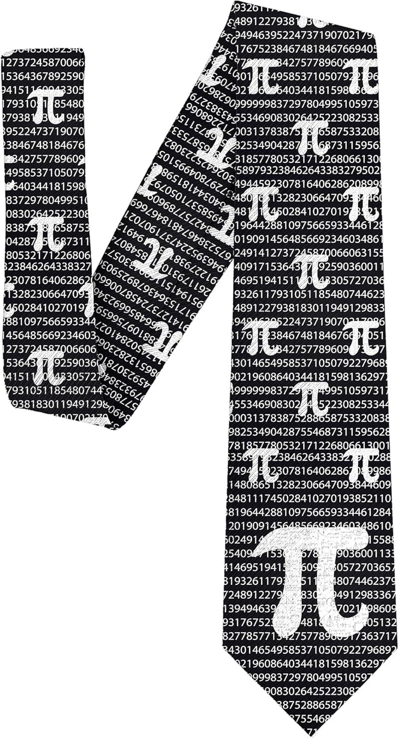 Guhothli Men's Novelty Tie Funny Necktie For Mens Wedding Party Work Casual Holiday Party - Image 3